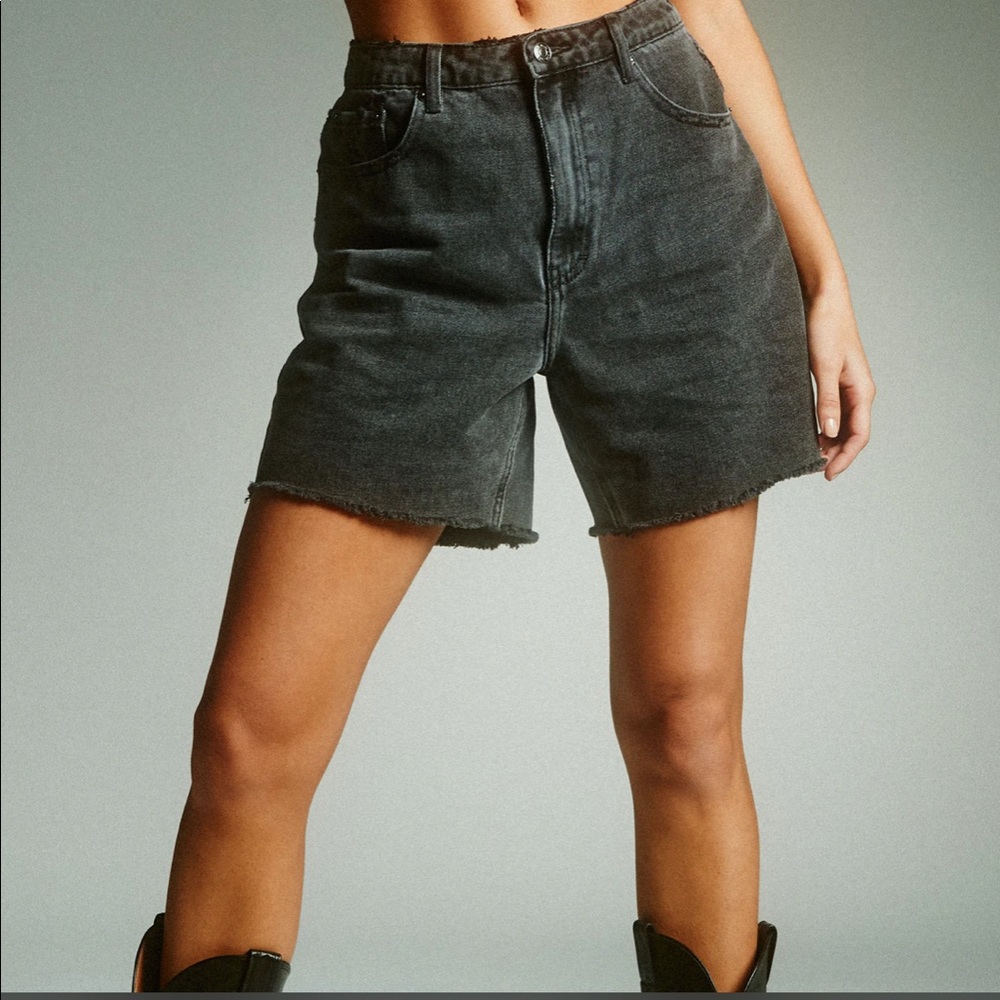 Glassons long line denim shorts